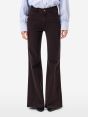 Flaire high rise flared direct dyed