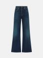 Luna mid rise flared dark vintage destroyed edge