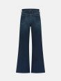 Luna mid rise flared dark vintage destroyed edge