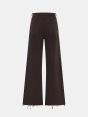 Luna mid rise flared reactive dyed row edge