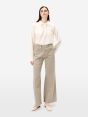 Dark beige flared Luna jeans