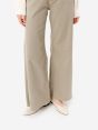 Dark beige flared Luna jeans