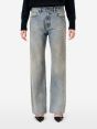 Jeans Mila straight fit anni '90 con borchie blue