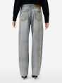 Jeans Mila straight fit anni '90 con borchie blue