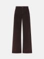 Aida low super fitted low waist volume leg direct dyed