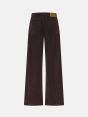 Aida low super fitted low waist volume leg direct dyed