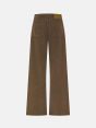 Aida low super fitted low waist volume leg direct dyed