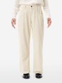 Stone grey wide-fit Aida Low corduroy trousers