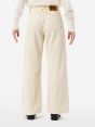 Stone grey wide-fit Aida Low corduroy trousers