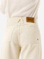 Stone grey wide-fit Aida Low corduroy trousers