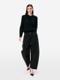 Aida crop super fitted low waist cropped curve leg direct dyed