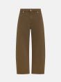 Aida crop super fitted low waist cropped curve leg direct dyed