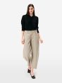 Aida crop super fitted low waist cropped curve leg direct dyed