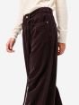 Pantalone Big Low loose fit in velluto bordeaux