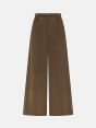 Big low mid rise super wide leg direct dyed