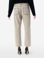 Black/stone grey Bella mum-fit jeans