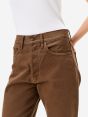 Camel Bella mum-fit jeans