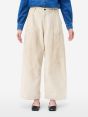 Dora high rise barrel leg garment dyed with dirt effects and paint marks