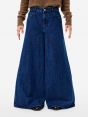 Navy blue wide-fit Anna jeans