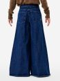 Navy blue wide-fit Anna jeans