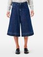 Vera bermuda dark tone used wash frayed edge