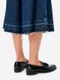 Vera bermuda dark tone used wash frayed edge