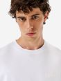 OVER PRINTED T-SHIRT WHITE DISTRESSED WASH