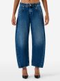 AIDA CROP SUPER FITTED LOW WAIST CROPPED CURVE LEG STONE WASH BRUSHED