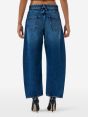 AIDA CROP SUPER FITTED LOW WAIST CROPPED CURVE LEG STONE WASH BRUSHED