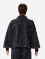 Denim Candy poncho jacket