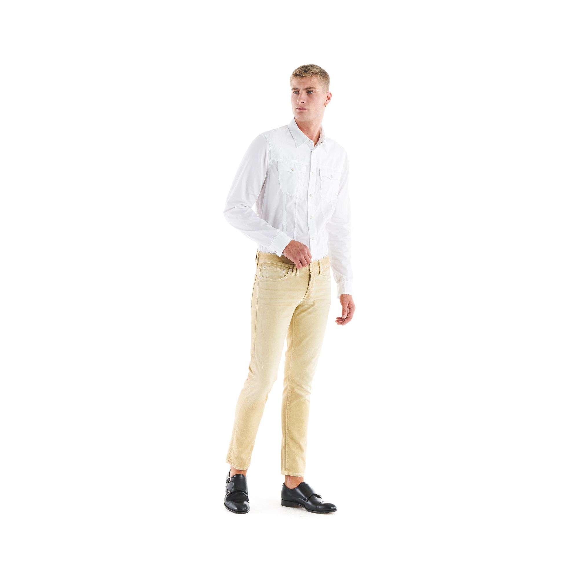 BONE COMFORT SKINNY OLD DYED