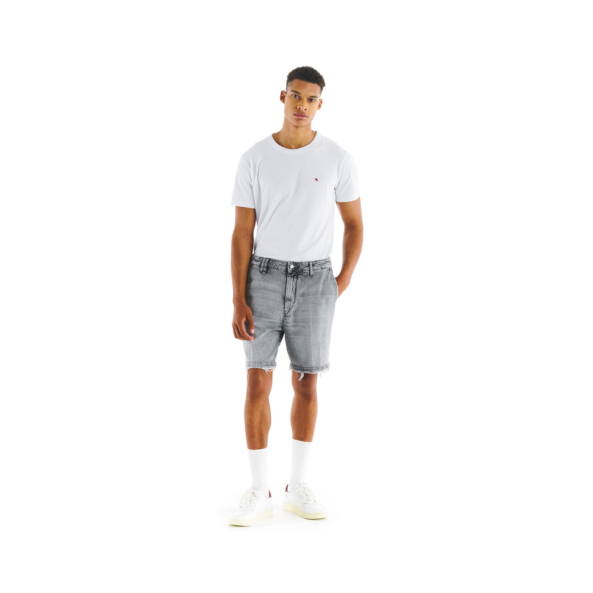 FUN CHINO OVER SHORT MARBLE EFFECT