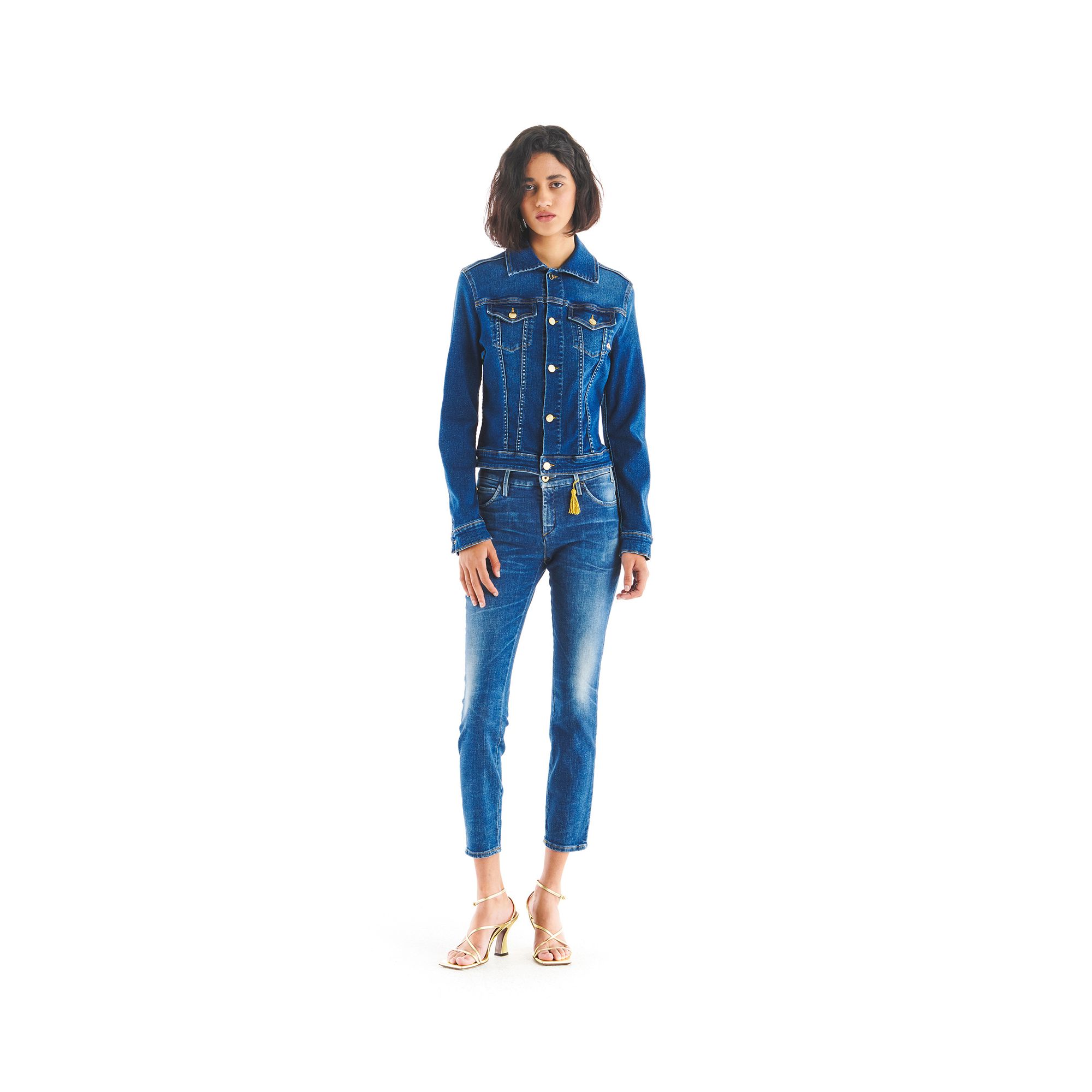 LAUREN SLIM JACKET LASER&OZONE FINISH