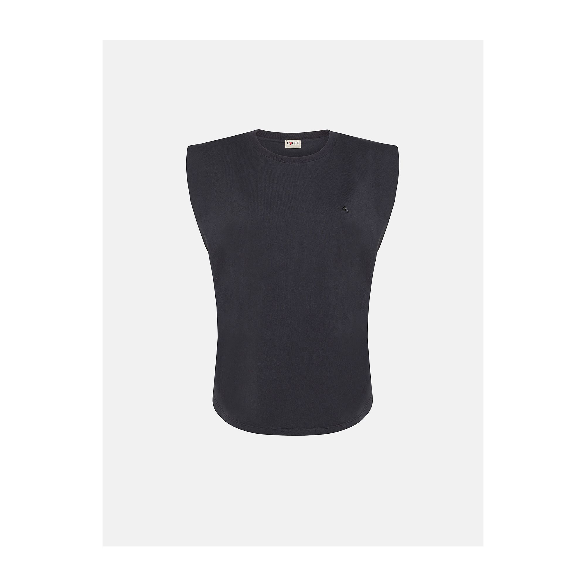 BLONDIE SLEEVELESS T-SHIRT RINSE WASH