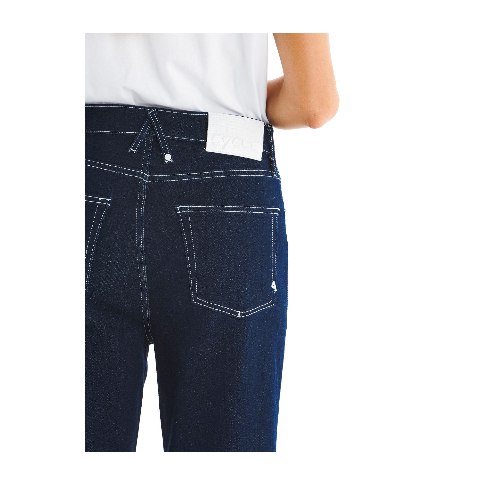 BOY BOYFRIEND LOW WAIST TURN UP RINSE WASH
