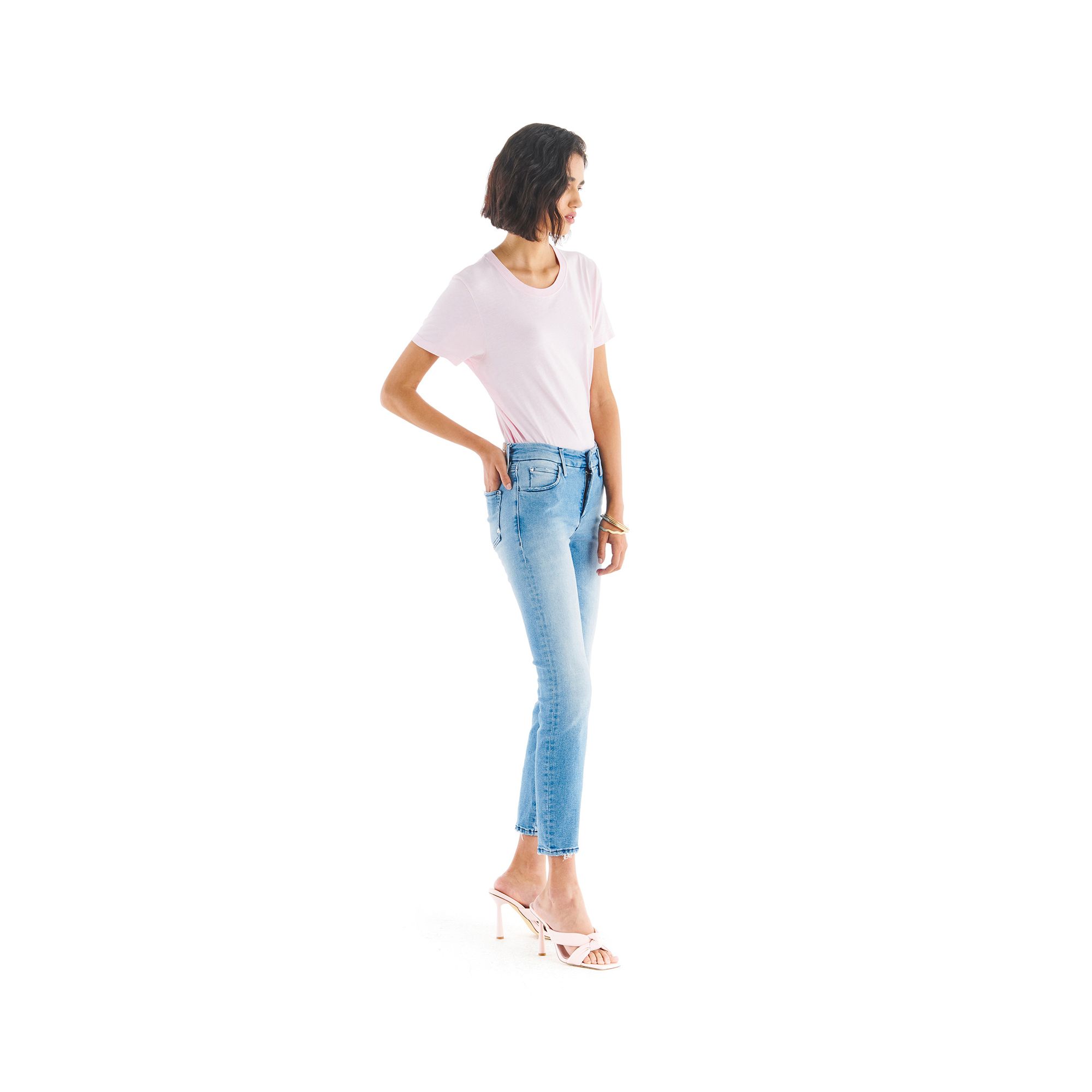 BRIGITTE SKINNY ANKLE BLEACHED DESTROYED