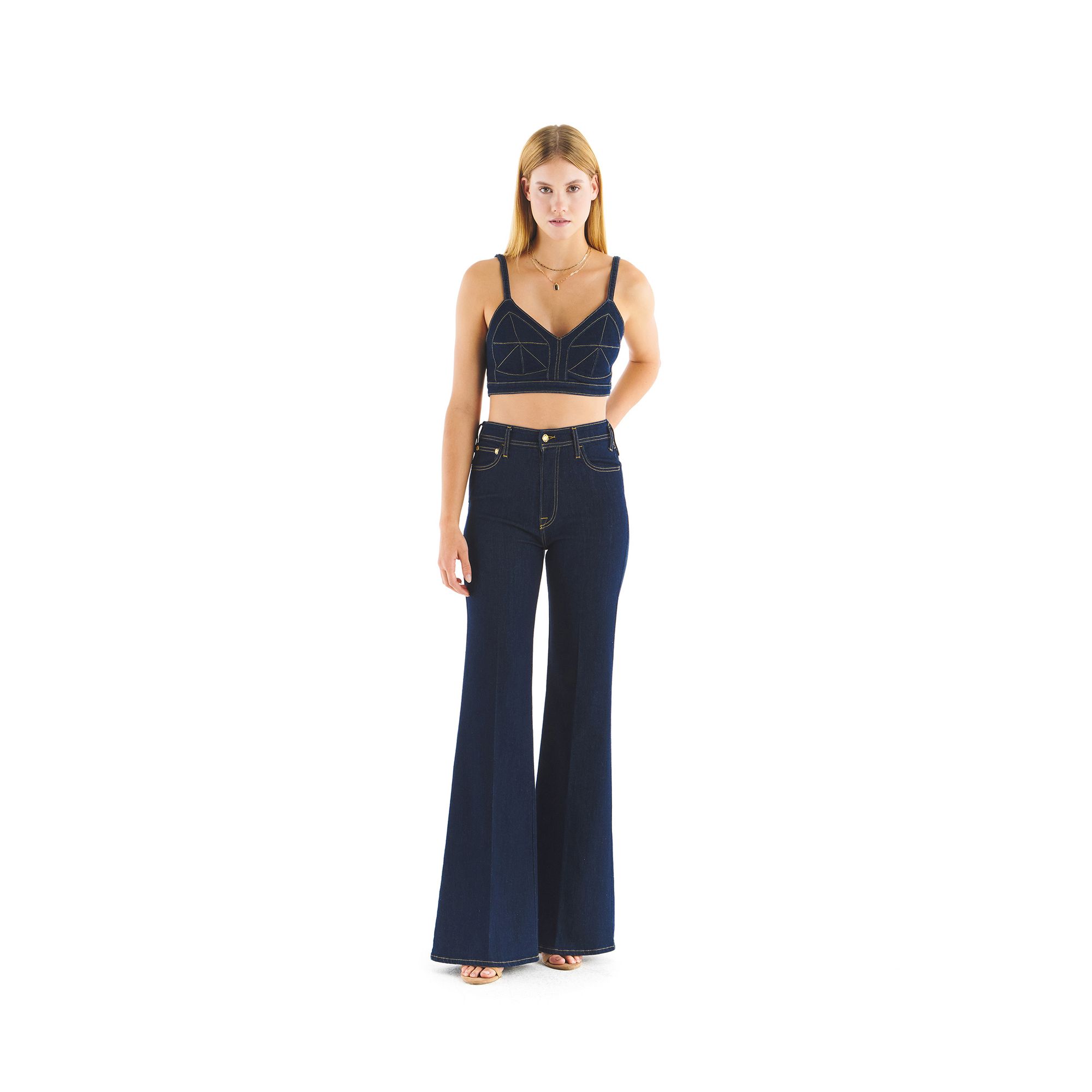 FLAIRE HIGH RISE FLARED RINSE WASH