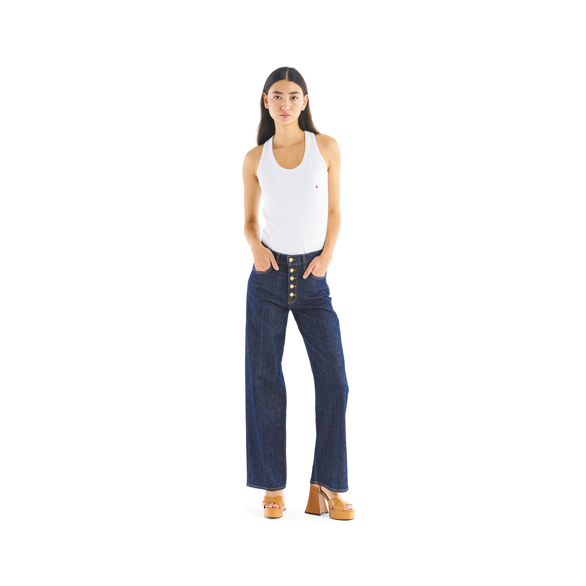 RIGHT STRAIGHT LEG RINSE WASH