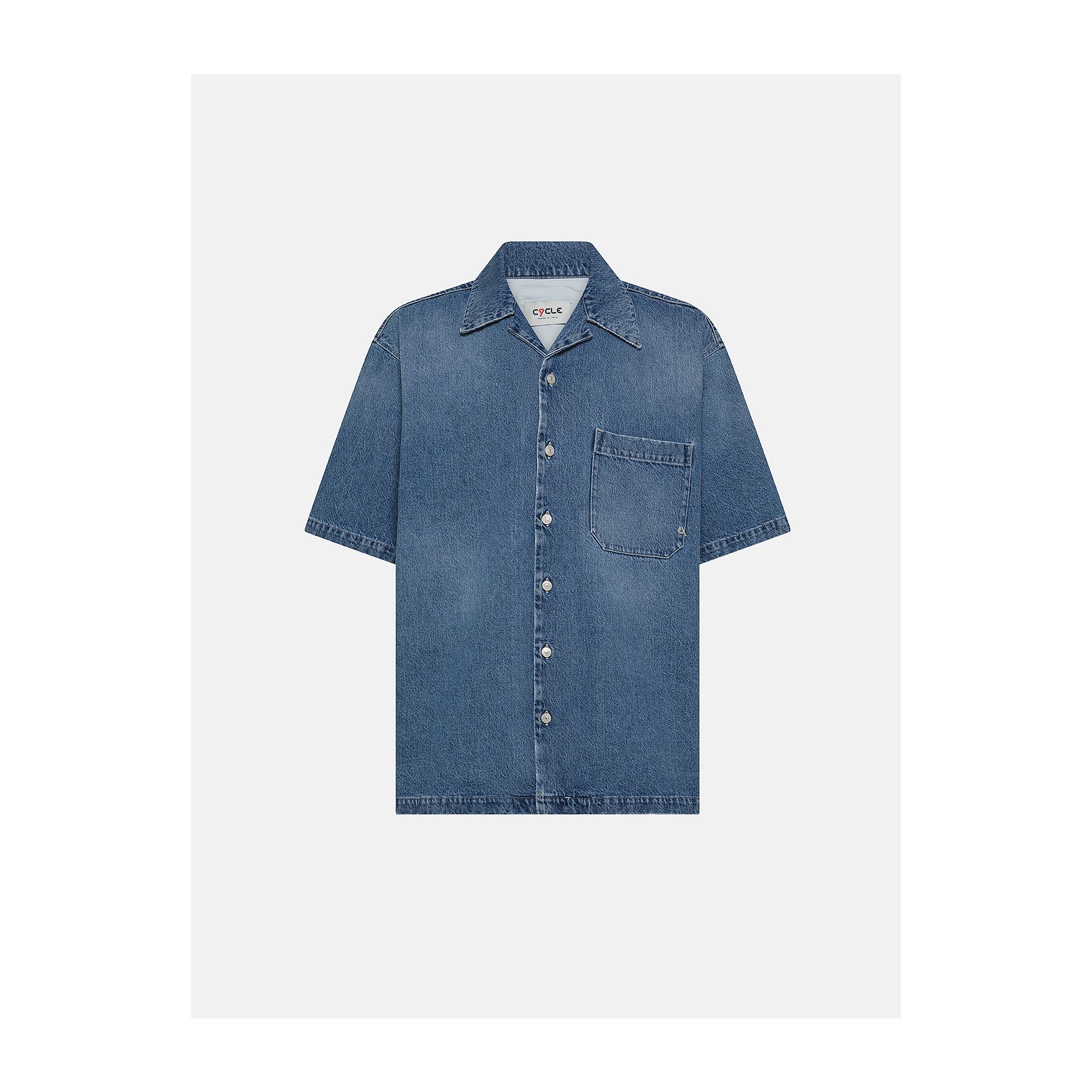 Sam denim bowling shirt