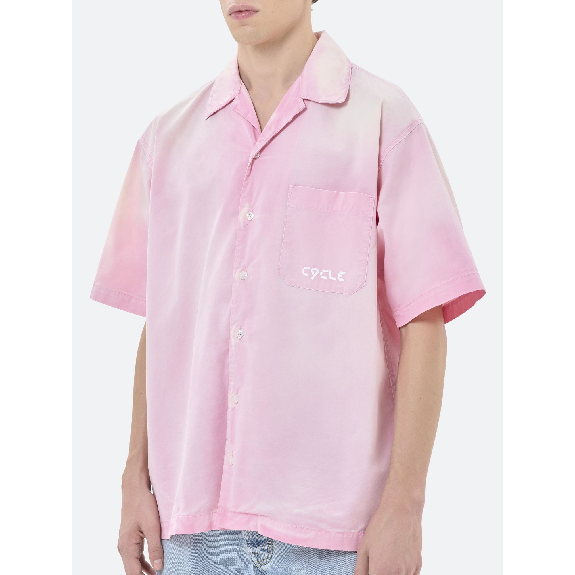 SAM PRINTED BOWLING SHIRT SOLAR DYED