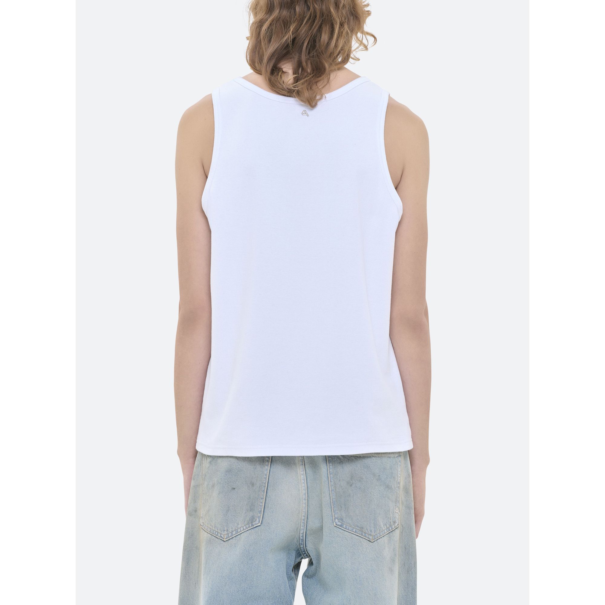 TANK ROUND NECK SLEEVELESS RINSE WASH