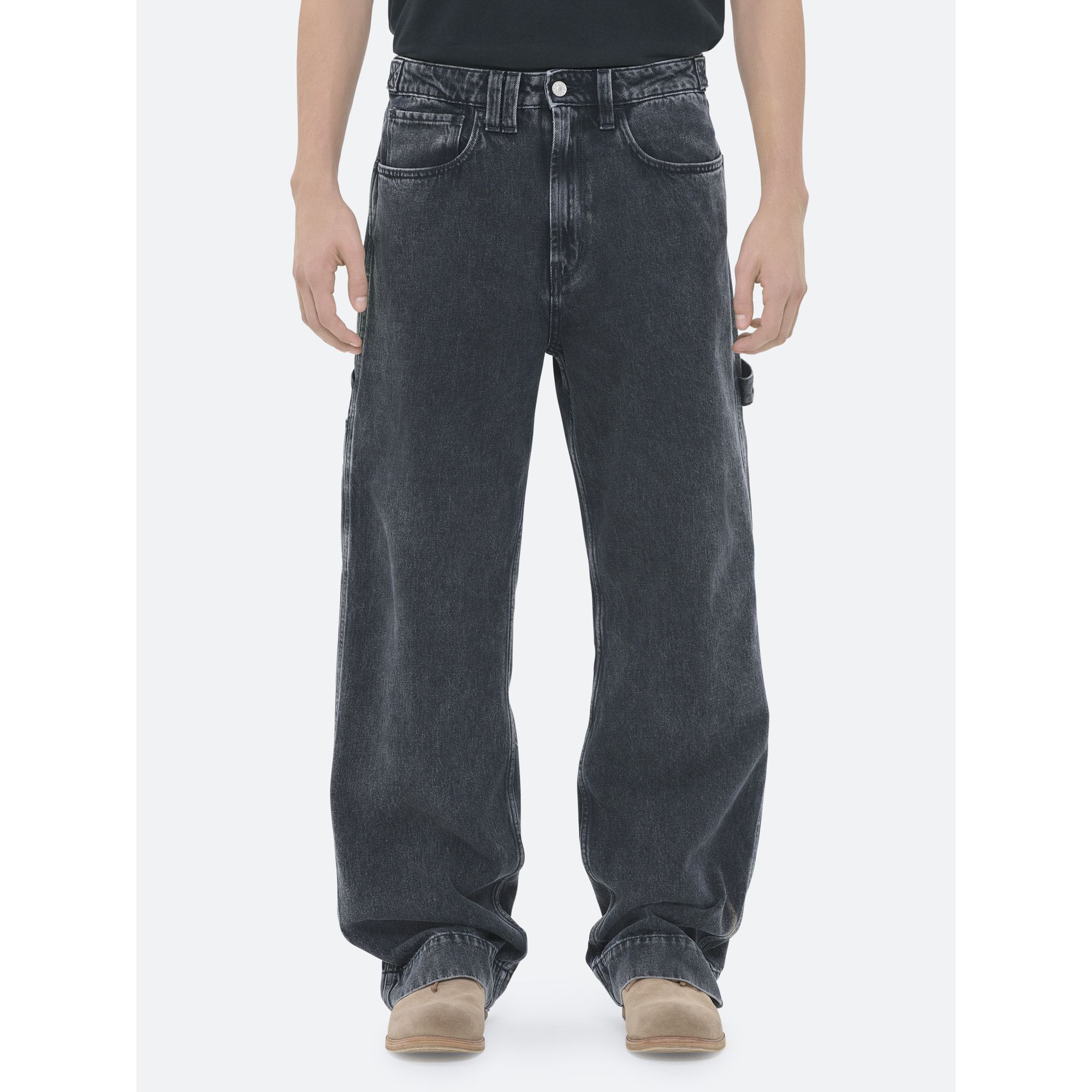 BIG WORK UTILITY POCKETS SUPER WIDE LEG ECO ENZYME STONE WASH