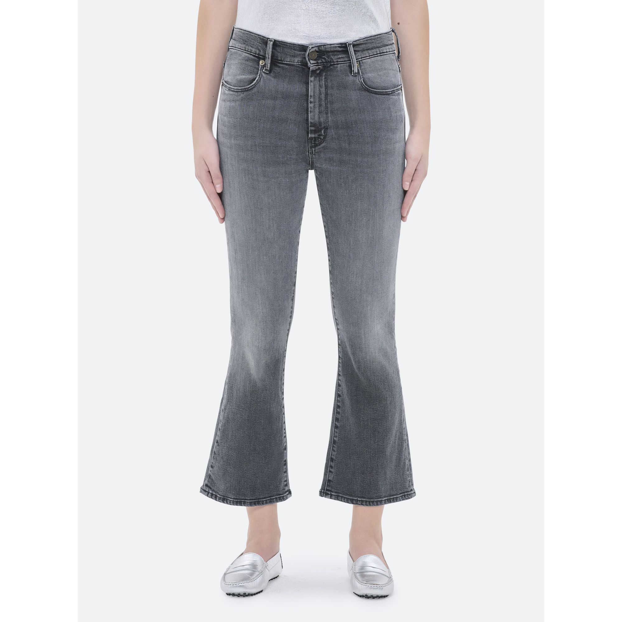 KATE NEW SLIM CROP BOOTCUT USED WASH