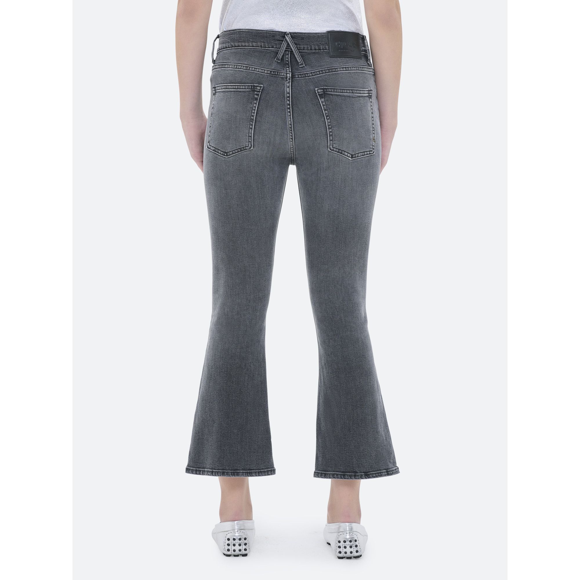 KATE NEW SLIM CROP BOOTCUT USED WASH