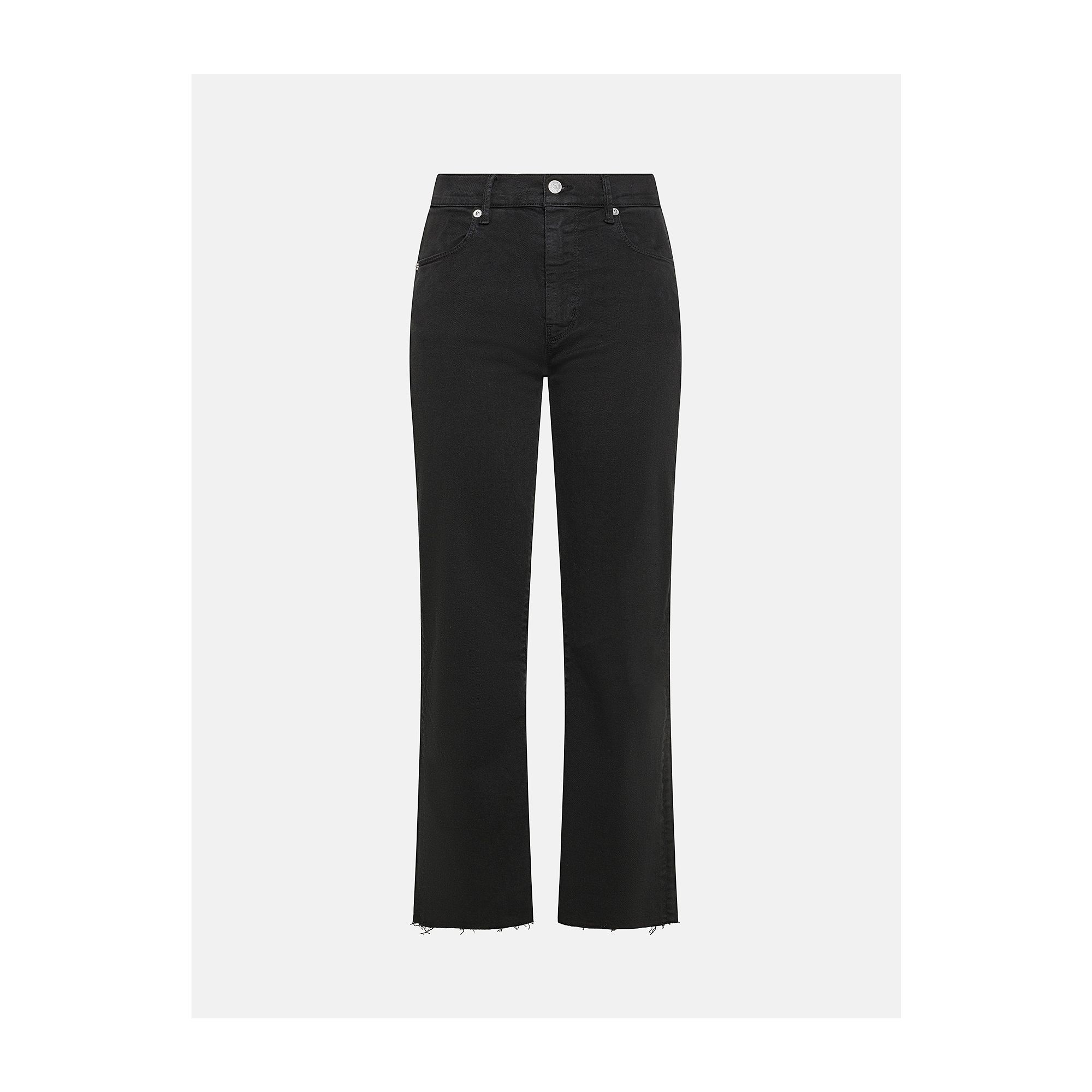 KATE NEW SLIM CROP BOOTCUT RINSE WASH ROW EDGE