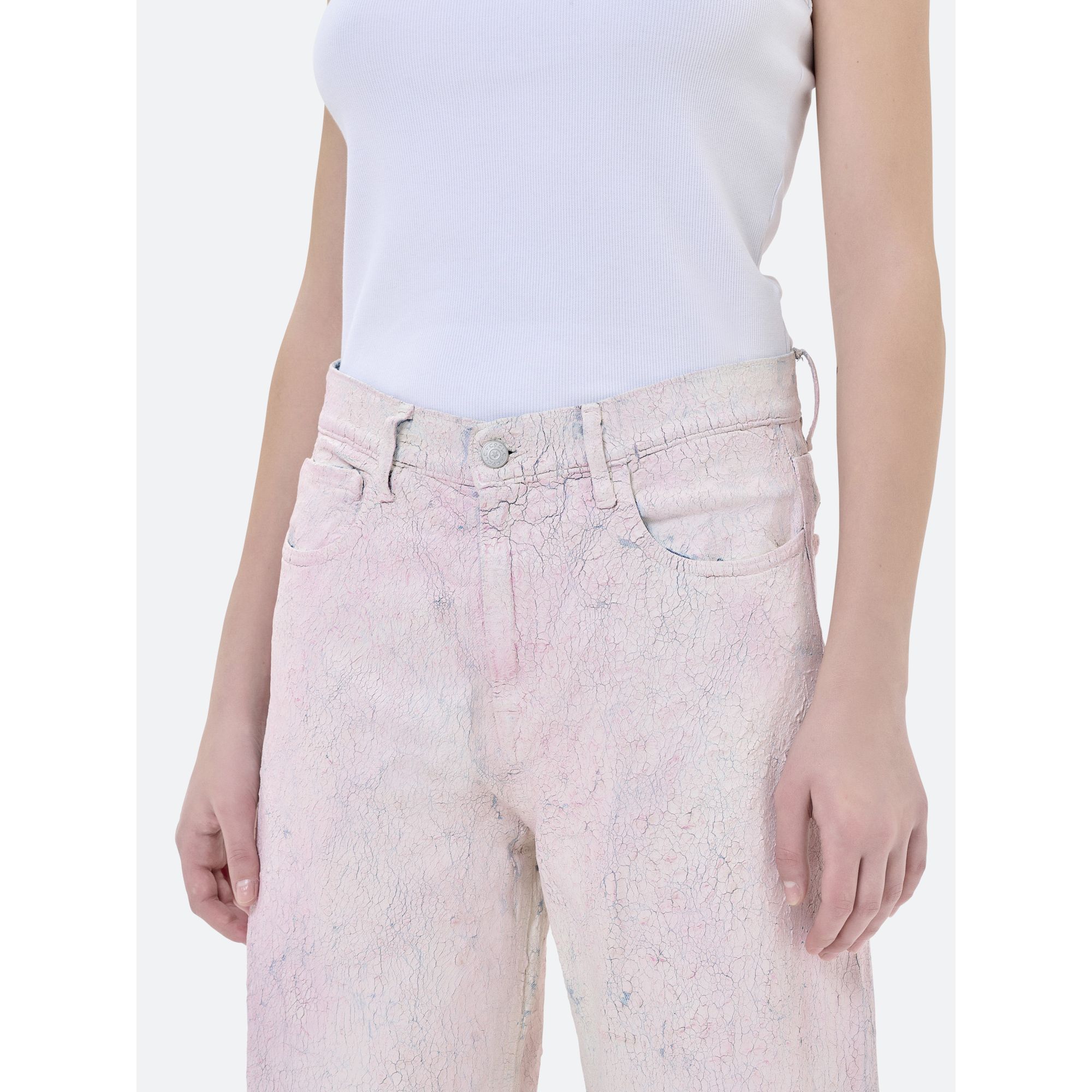 MILA LOW RISE '90s HANDMADE PINK CHALK PASTE