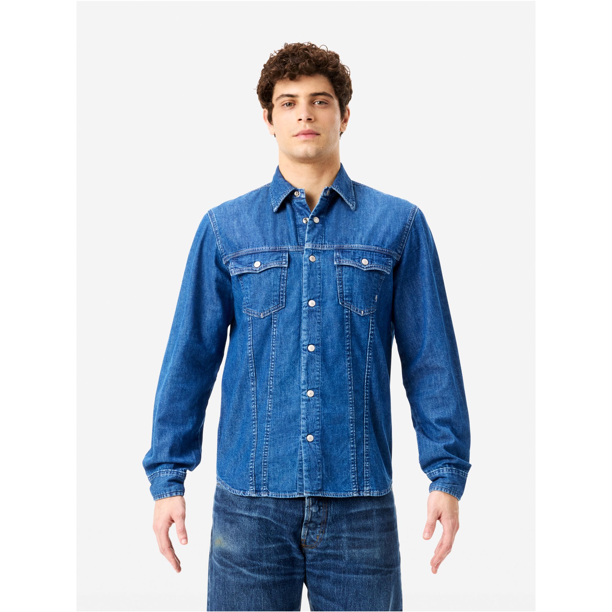 James denim overshirt