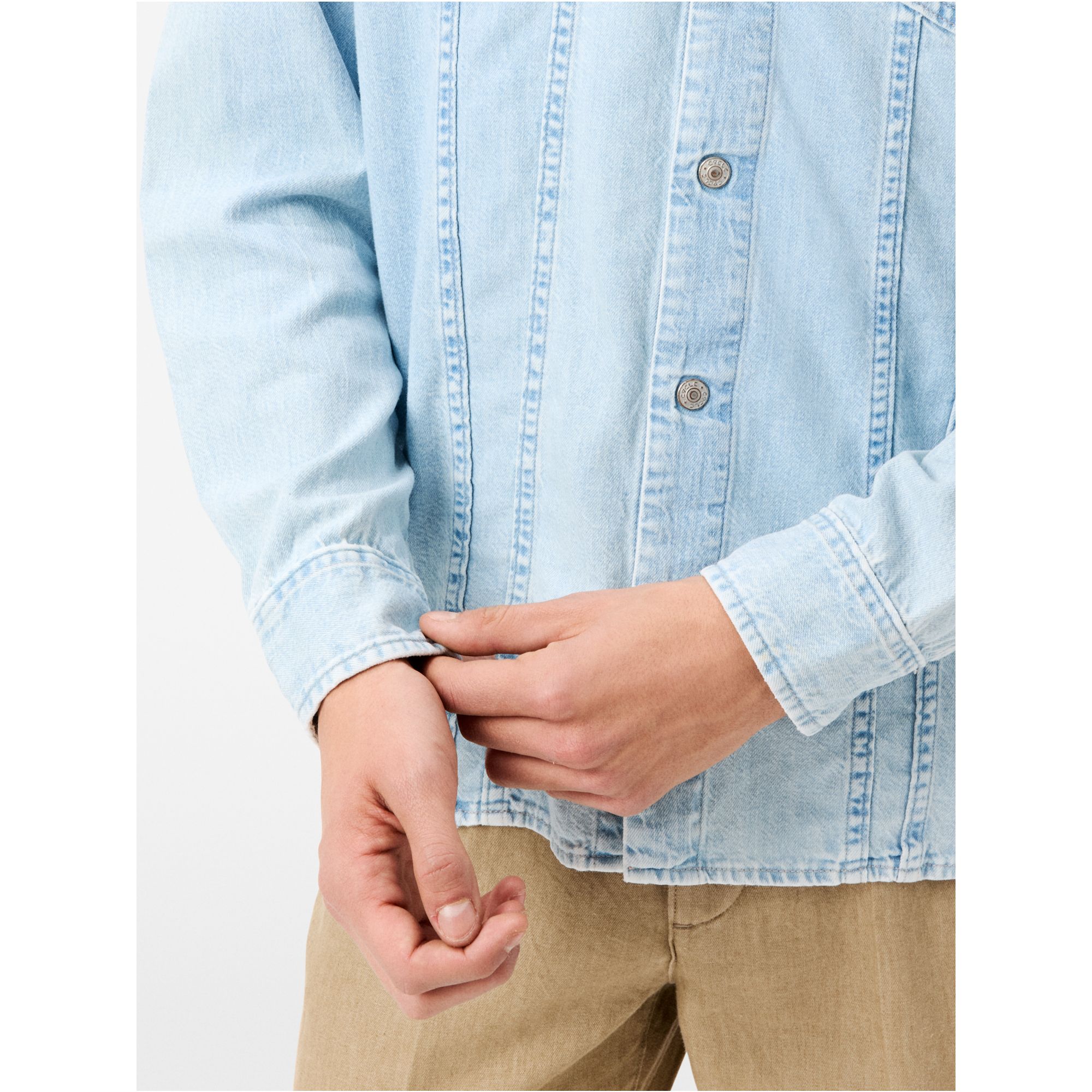James denim overshirt