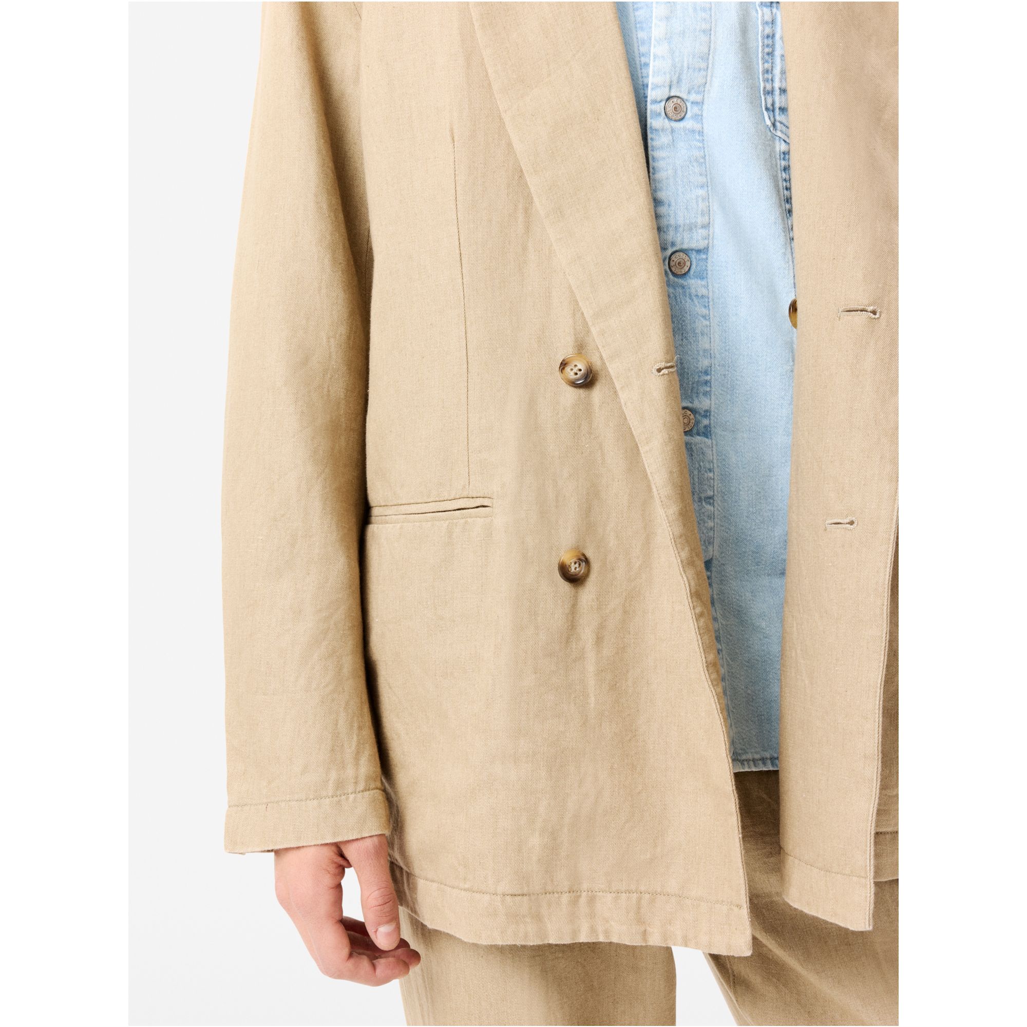 Garcon regular tailored jacket clean rinse wash