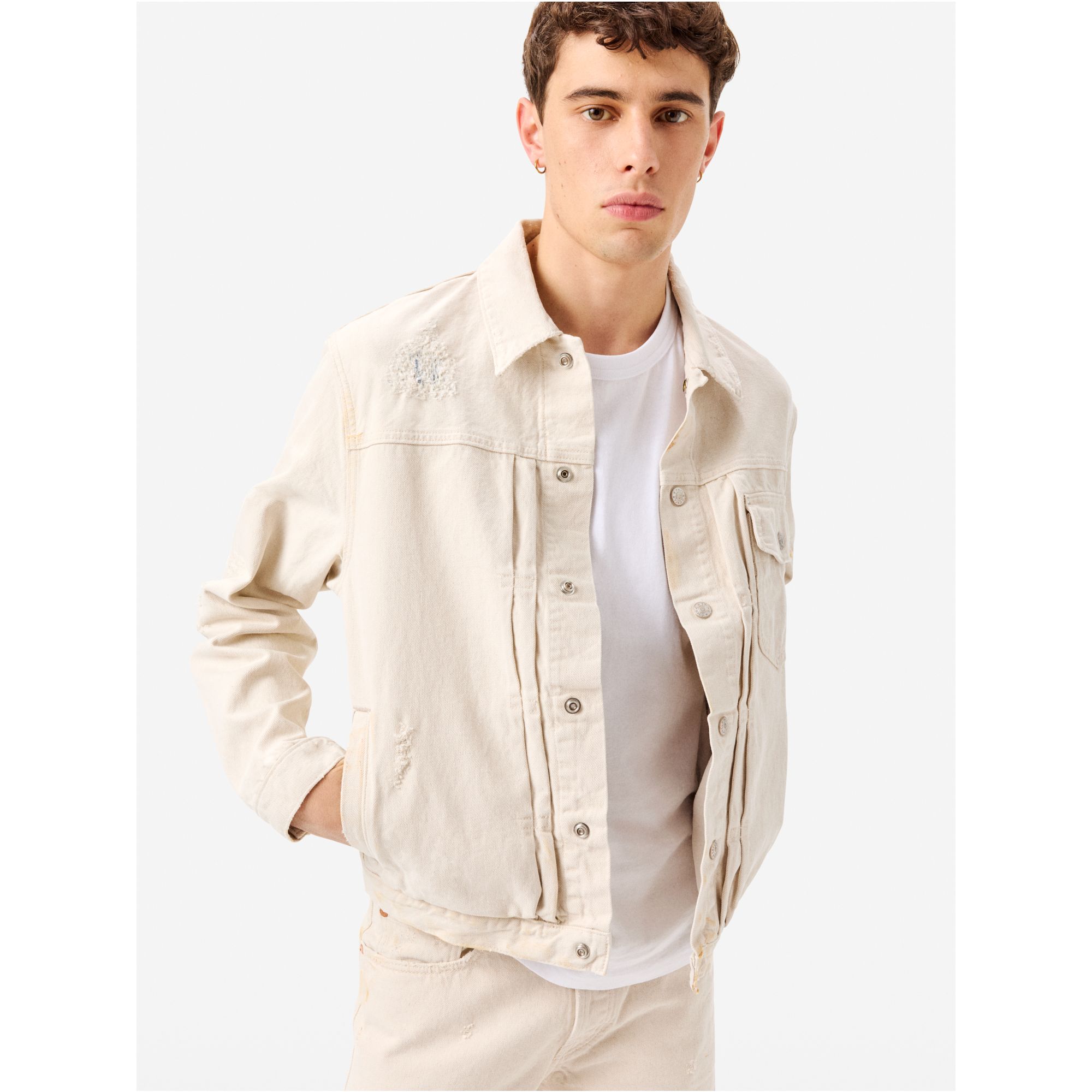 Giacca trucker Roby in bull denim